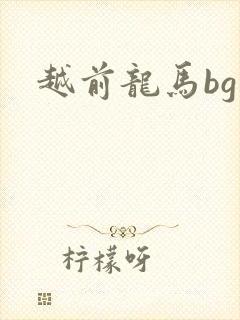 越前龙马bg