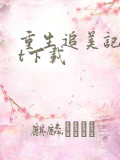 重生追美记txt下载