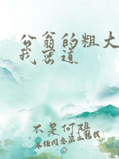 公翁的粗大挺进我密道