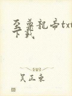至尊龙帝txt下载