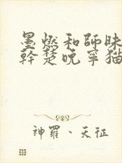 墨燃和师昧同时干楚晚宁猫弄