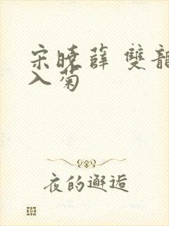 宋晓薛 双龙齐入菊