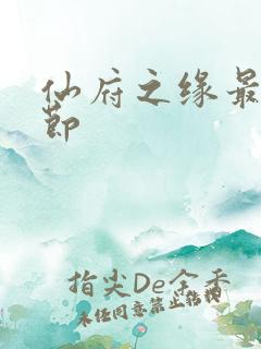 仙府之缘最新章节