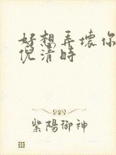 好想弄坏你南姜倪清时