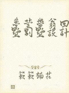 梦莹带翁回乡别墅别墅设计