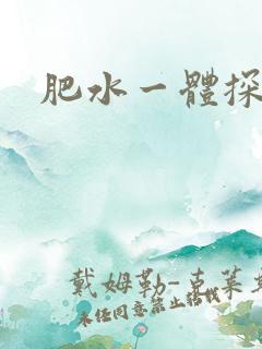 肥水一体探岳体