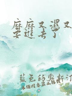 麻麻又湿又紧我要进去了