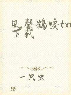 风声鹤唳txt下载