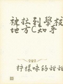 被拉到学校没人地方C知乎