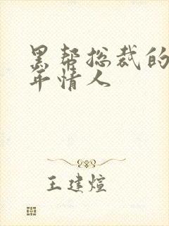 黑帮总裁的未成年情人