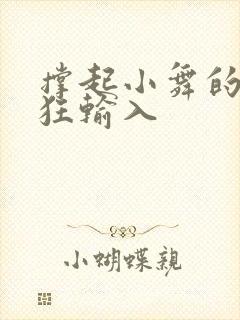 撑起小舞的腿疯狂输入