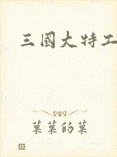 三国大特工