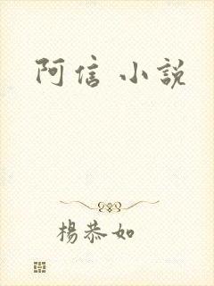 阿信 小说