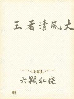 王者清风大结局