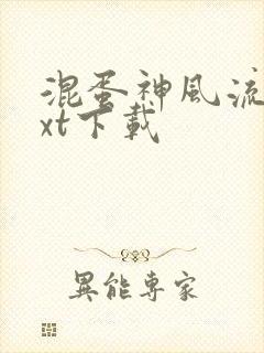 混蛋神风流史txt下载