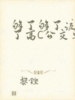 够了够了流出来了高C公交车