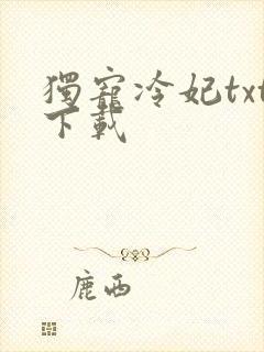 独宠冷妃txt下载