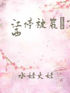 江停被严峫塞东西