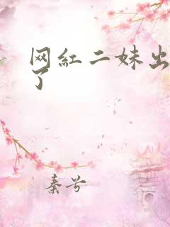 网红二妹出啥事了