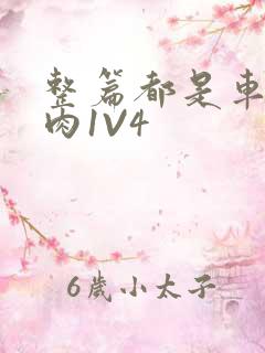 整篇都是车的多肉1V4