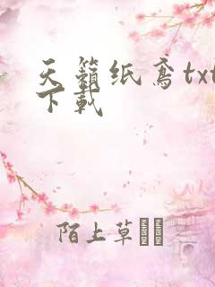 天籁纸鸢txt下载