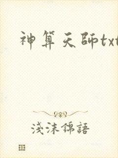 神算天师txt
