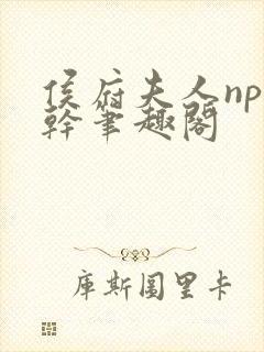 侯府夫人np高干笔趣阁