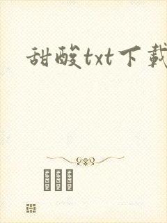 甜酸txt下载