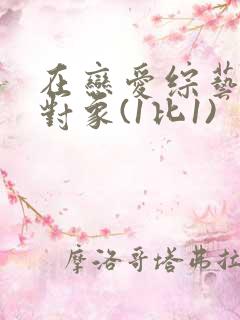 在恋爱综艺里搞对象(1比1)