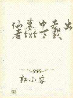 仙墓中走出的强者txt下载