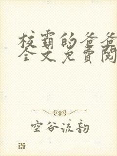 校霸的爸爸小说全文免费阅读