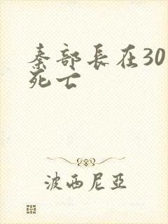 秦部长在301死亡