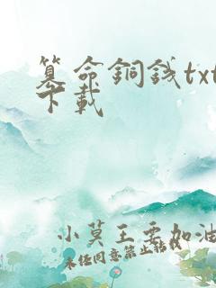 篡命铜钱txt下载