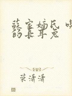 苏家嫡氏 吃肉的长耳兔