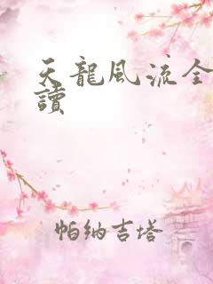 天龙风流全文阅读
