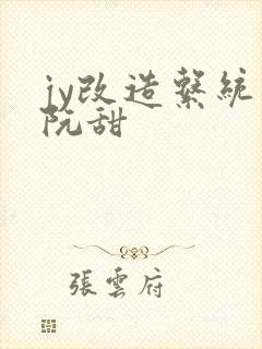 jy改造系统人阮甜