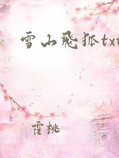 雪山飞狐txt