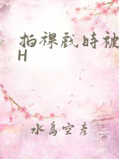 拍裸戏时被C了H