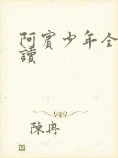 阿宾少年全文阅读