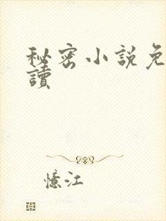 秘密小说免费阅读