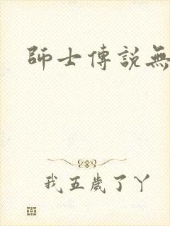 师士传说无弹窗