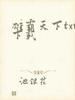 雄霸天下txt下载