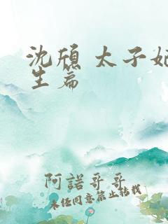 沈颀 太子妃重生篇