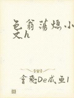 色翁荡熄小说全文h