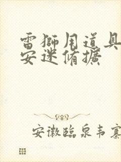 雷狮用道具玩哭安迷修扩