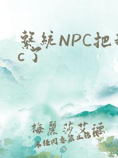 系统NPC把我c了