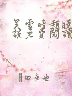 吴雪晴赵晓东小说免费阅读