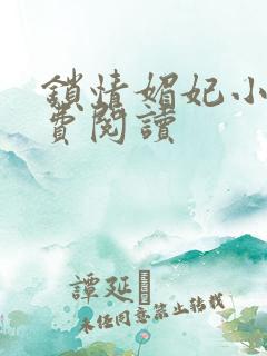 锁情媚妃小说免费阅读