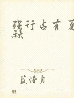 强行占有 夏末秋