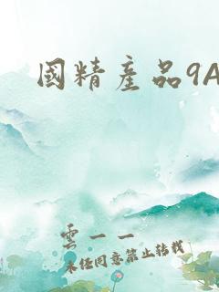 国精产品9AA